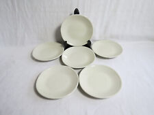 6 assiettes à dessert,couleur crème,porcelaine pillivuyt