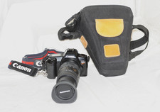 Canon EOS Rebel 35mm Camera w/ 70-300 Quantaray Tech 10 Lens Filter Strap & Bag