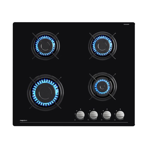 Plaque cuisson gaz feux - 4,