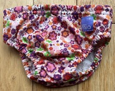 Bambino Mio Baby Swim Pants Nappy Reusable Floral Pink 9-12kgs 21-27lbs