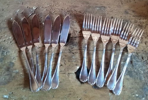 Fourchettes couteaux a - 6,