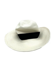 Chapeau de paille blanc
