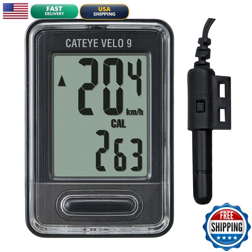 Cateye velo wired bike - velo, 9