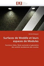 Surfaces de weddle et leurs