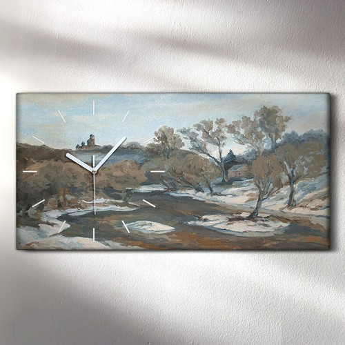 Horloge murale sur - , 60x30