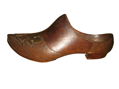 Sabot bois sculpté en - sculpté,