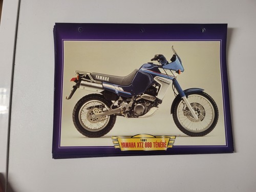 Carte fiche moto passion - carte,