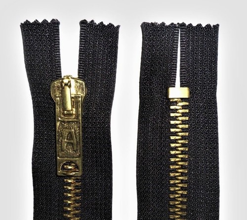 Albert zip noir 13cm - zip, à