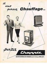 ADVERTISEMENT 1960 CHAPPEE heating