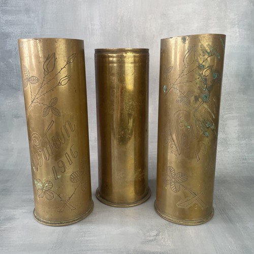 Paire vase obus - paire, de