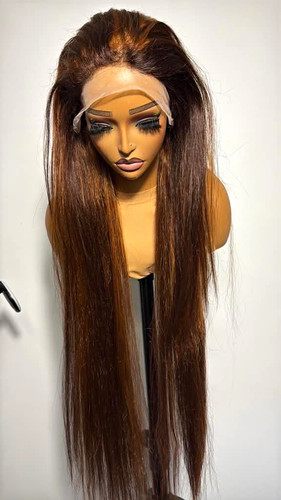 Lace front wig long straight - lace,