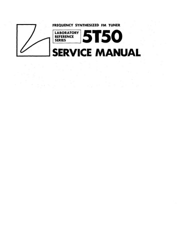 Service manuel instructions - service, d'instructions