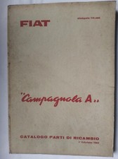 1962 Fiat Campagnola A Original Parts Catalog