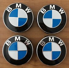 4 BMW emblems hub caps hub cap rim cover hub cover 68 mm original