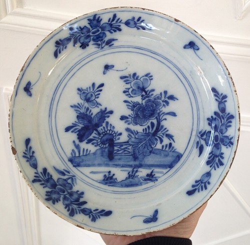 Assiette faience xviiieme - en,