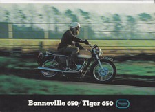 Triumph Bonneville 650 T120R / V & Tiger 650 TR6R Original Brochure