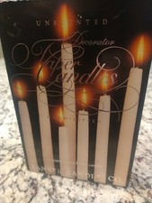 Vintage Yankee Candles Hand Dipped 8" Taper Candles Ivory