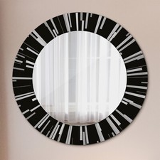 Mural Rond Miroir Avec Cadre