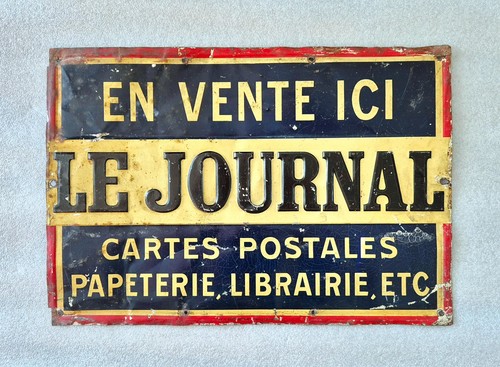 Rare tôle lithographiée - tôle, le