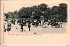 S16390 postcard Paris - entrance to the Bois de Boulogne - Porte Dauphine
