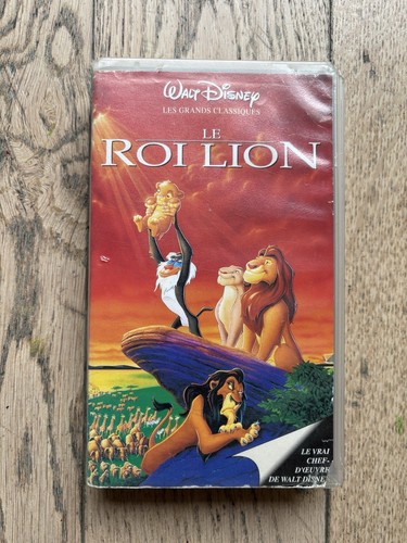 Cassette vidéo vhs le roi - vhs,