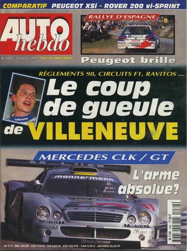 Auto hebdo 1082 04 - n°1082, 23/04/1997