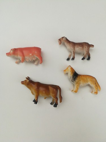 Lot figurine chien colley - de,