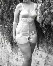 Soutien-gorge corset en coton