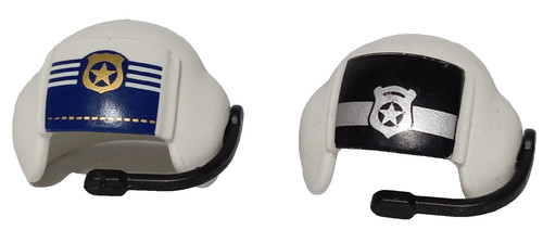 Playmobil casques pilote - x2,