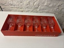 Cristal D'arques Longchamp Cordial Glasses 24% Lead Crystal 2 oz Set of 6