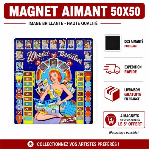 Magnet world beautiegottlieb - world,
