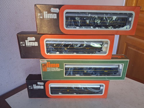 Lot wagons lits bleus - de,