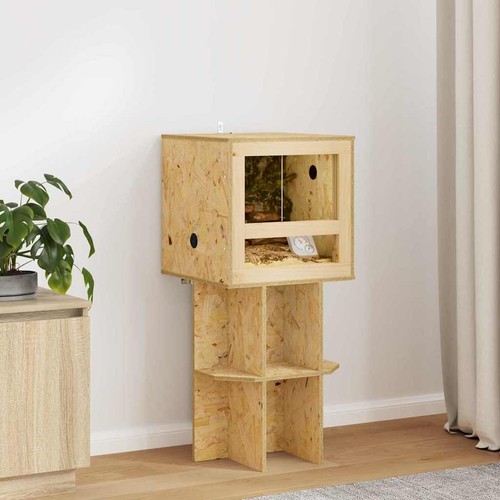 Terrarium marron osb enclos - terrarium,