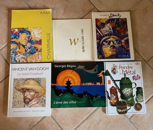 Lot livres peinture - lot,