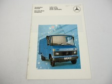 1982 Mercedes Benz 507 508 609 709 D Large Transporter T2 65 to 130 HP Brochure
