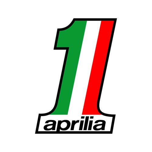 Sticker number plastifié one - sticker,