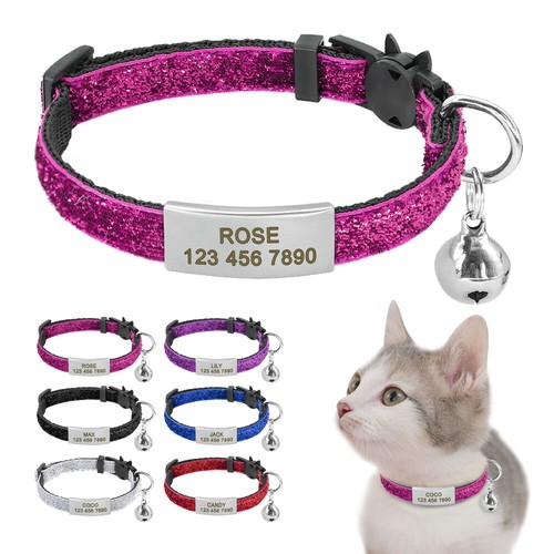 Collier chat personnalisé - collier,