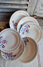 6 ANCIENNES ASSIETTES PLATES