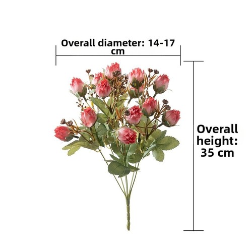 Tissu bouquet artificiel