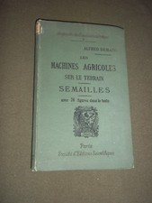 Emploi des machines agricoles