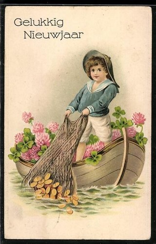 Petit garçon pêche des