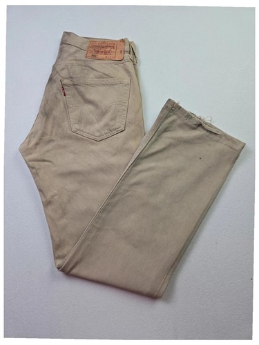 Jean levi 501 - beige, unisexe