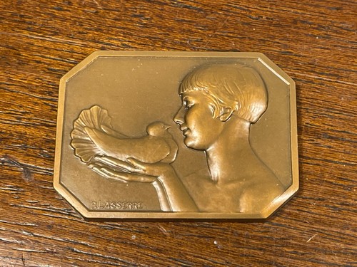 Médaille colombophilie femme - médaille,