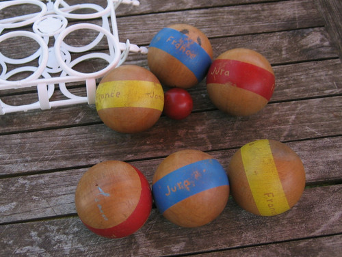 Ancien jeu boules pétanque - ancien,