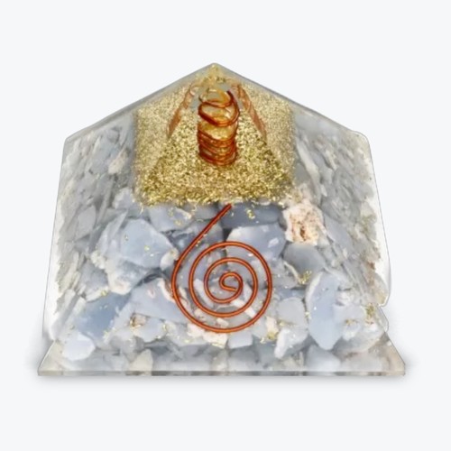 Pyramide orgonite 7x7 résine - orgonite,