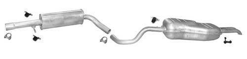 Pot échappement pour seat - d'échappement,