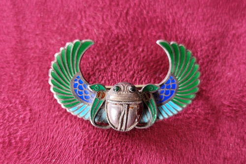 Broche scarabee egypte art - scarabee,