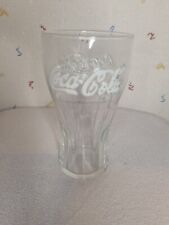 VERRE COCA COLA TRANSPARENT , COCA COLA GRAVE COULEUR BLANC 37 CL  