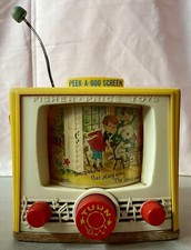 🌟Vintage Fisher Price Toys 1965 USA : TV Boîte à Musique Mary Little Lamb -Rare