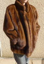 veste fourrure vison naturel
